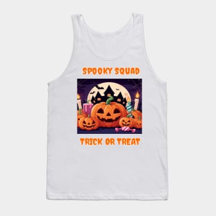 Spooky Squad Halloween Celebration Tank Top